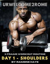 Load image into Gallery viewer, X Frame Workout Routine - Day 1 - Shoulders
