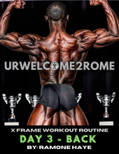 Load image into Gallery viewer, X Frame Workout Routine - Day 3 - Back
