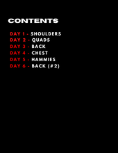 Load image into Gallery viewer, X FRAME WORKOUT 6 Days A Week
